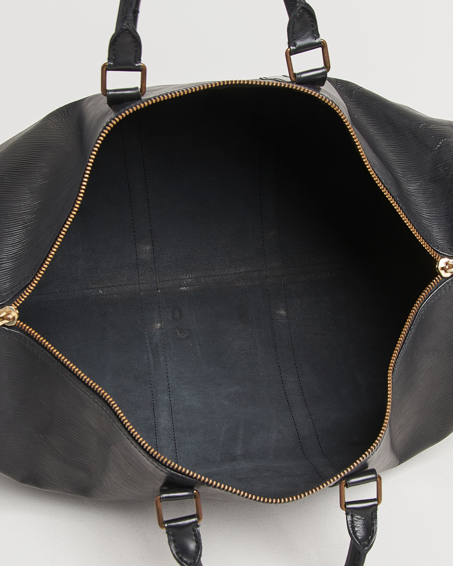 Hombres | Pre-Owned & Vintage Bags | Louis Vuitton Pre-Owned | Keepall 50 Epi Leather Black