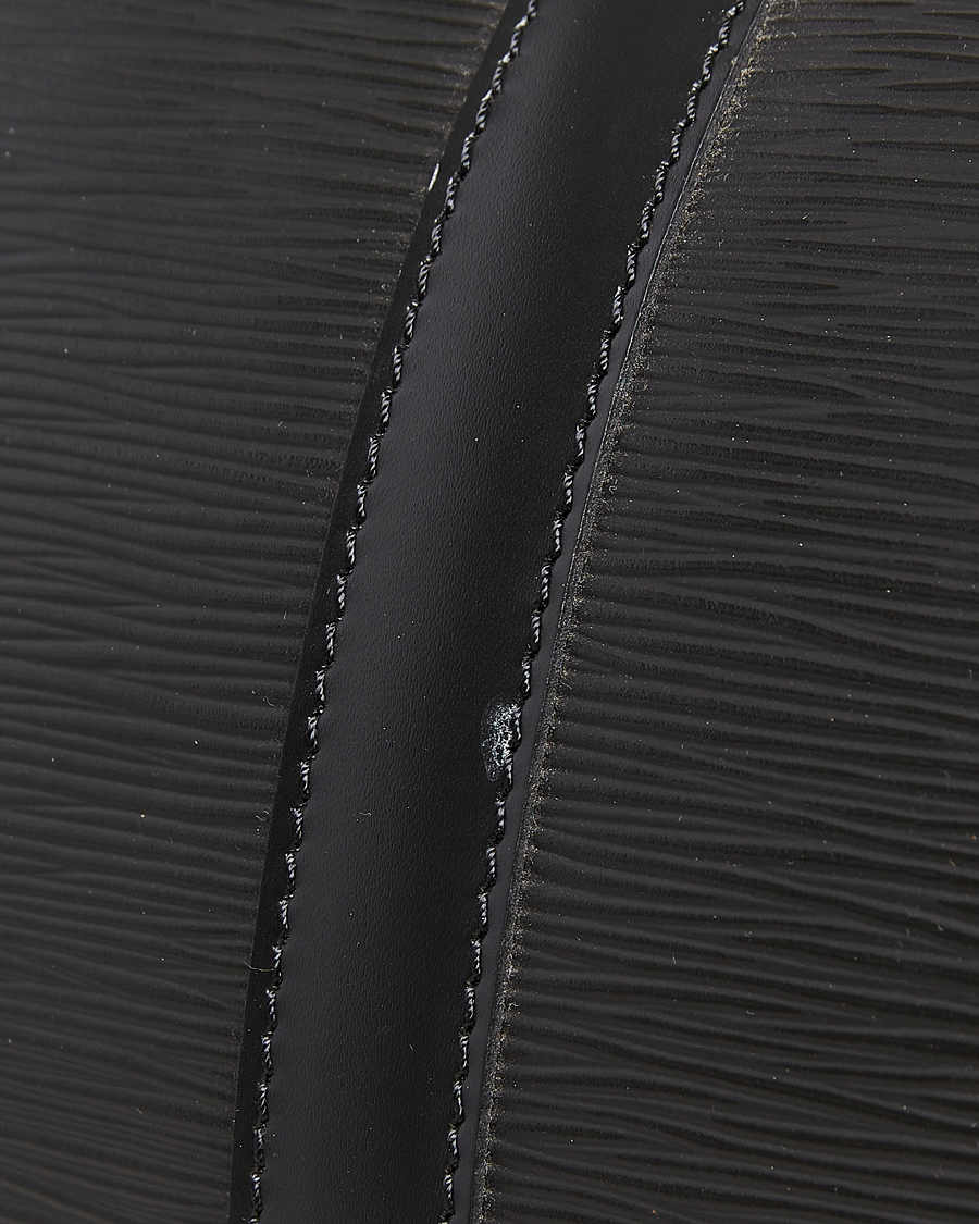 Hombres | Louis Vuitton Pre-Owned Keepall 55 Epi Leather Bag Black | Louis Vuitton Pre-Owned | Keepall 55 Epi Leather Bag Black