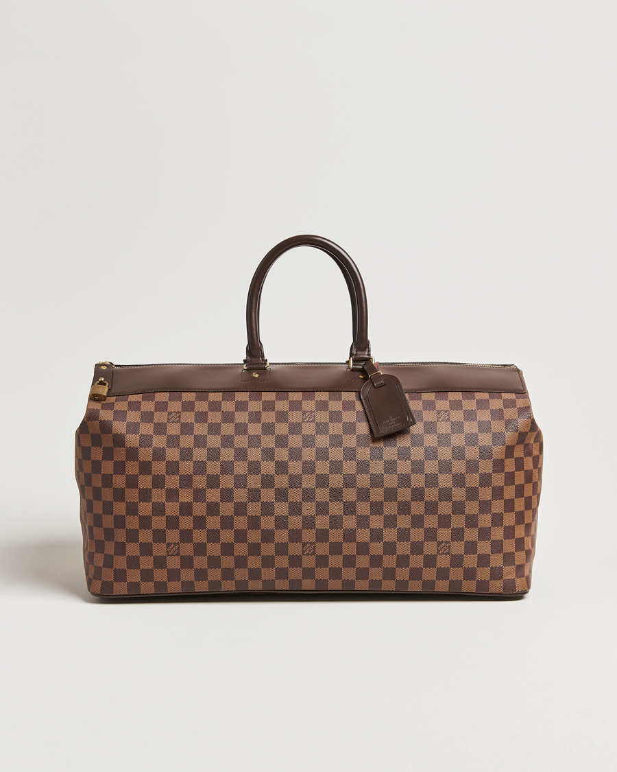 Hombres | Louis Vuitton Pre-Owned Greenwich GM Travel Bag Damier Ebene | Louis Vuitton Pre-Owned | Greenwich GM Travel Bag Damier Ebene