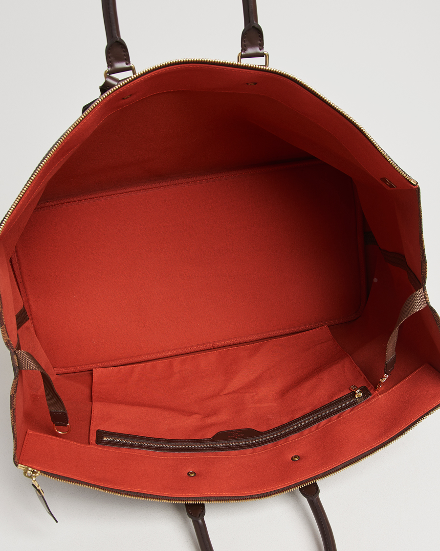 Hombres | Louis Vuitton Pre-Owned Greenwich GM Travel Bag Damier Ebene | Louis Vuitton Pre-Owned | Greenwich GM Travel Bag Damier Ebene