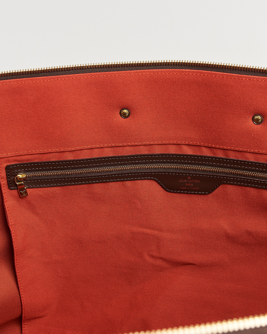 Hombres | Louis Vuitton Pre-Owned Greenwich GM Travel Bag Damier Ebene | Louis Vuitton Pre-Owned | Greenwich GM Travel Bag Damier Ebene