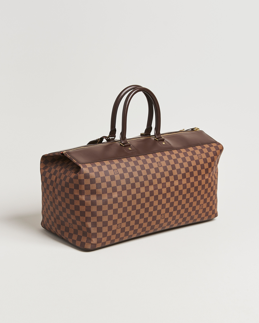 Hombres | Louis Vuitton Pre-Owned Greenwich GM Travel Bag Damier Ebene | Louis Vuitton Pre-Owned | Greenwich GM Travel Bag Damier Ebene