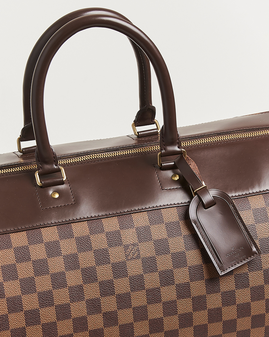 Hombres | Louis Vuitton Pre-Owned Greenwich GM Travel Bag Damier Ebene | Louis Vuitton Pre-Owned | Greenwich GM Travel Bag Damier Ebene