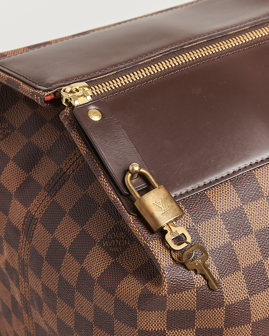 Hombres | Louis Vuitton Pre-Owned Greenwich GM Travel Bag Damier Ebene | Louis Vuitton Pre-Owned | Greenwich GM Travel Bag Damier Ebene