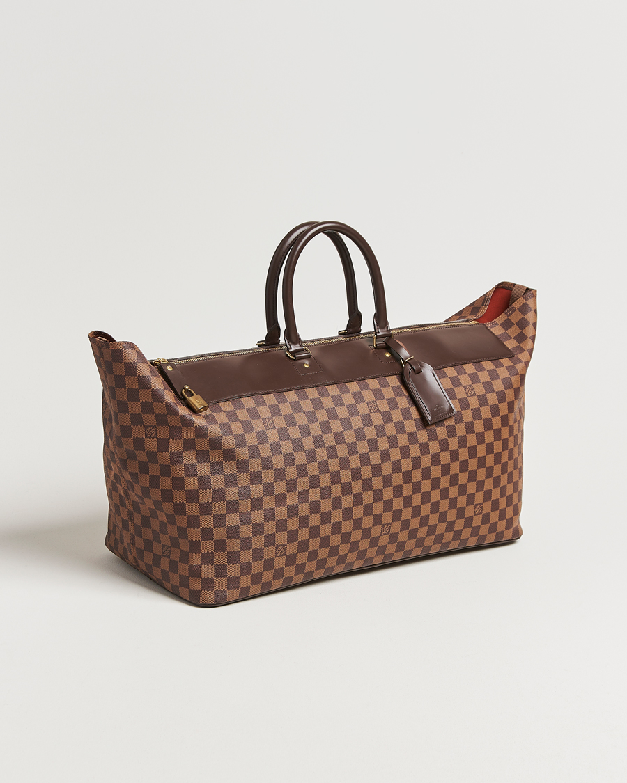 Hombres | Louis Vuitton Pre-Owned Greenwich GM Travel Bag Damier Ebene | Louis Vuitton Pre-Owned | Greenwich GM Travel Bag Damier Ebene