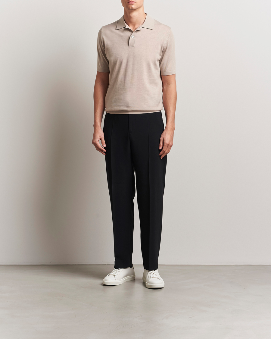Hombres | Polos | Samsøe Samsøe | Sarown Knitted Polo Pure Cashmere