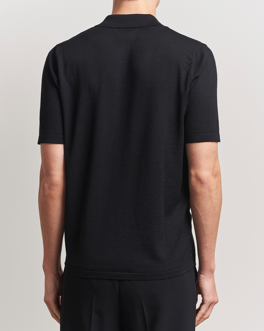 Hombres | Polos | Samsøe Samsøe | Sarown Knitted Polo Black