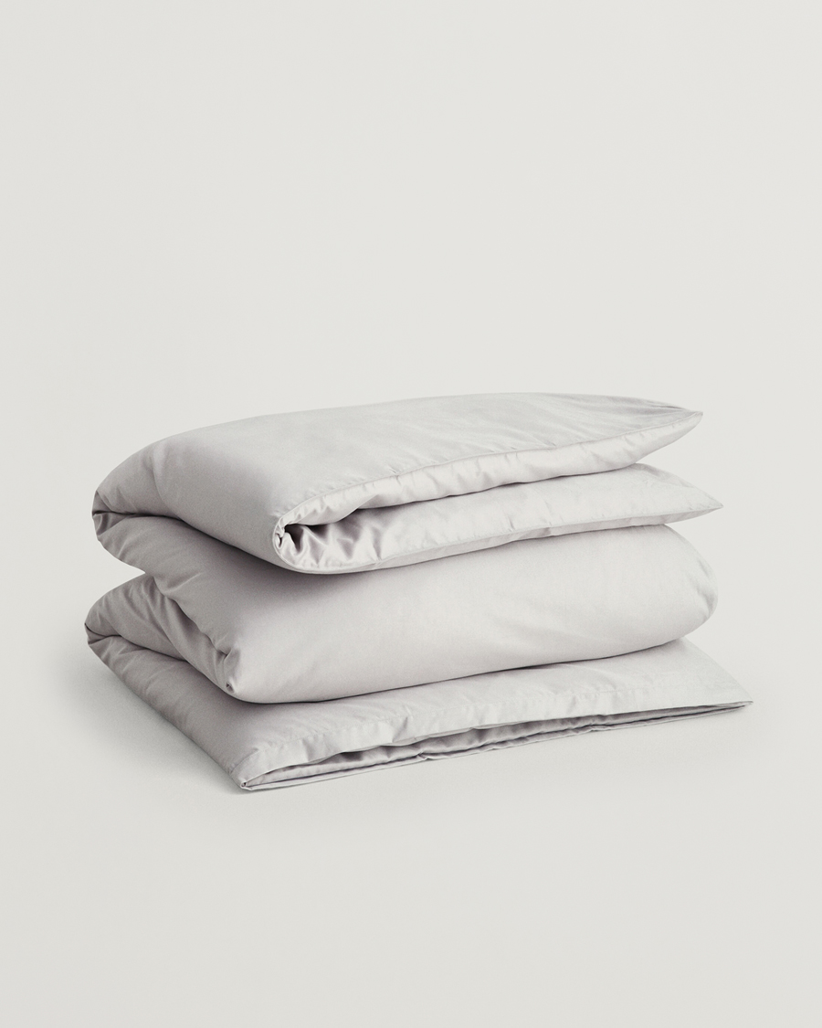 Hombres | Hogar | GANT | Sateen Duvet Moon Grey