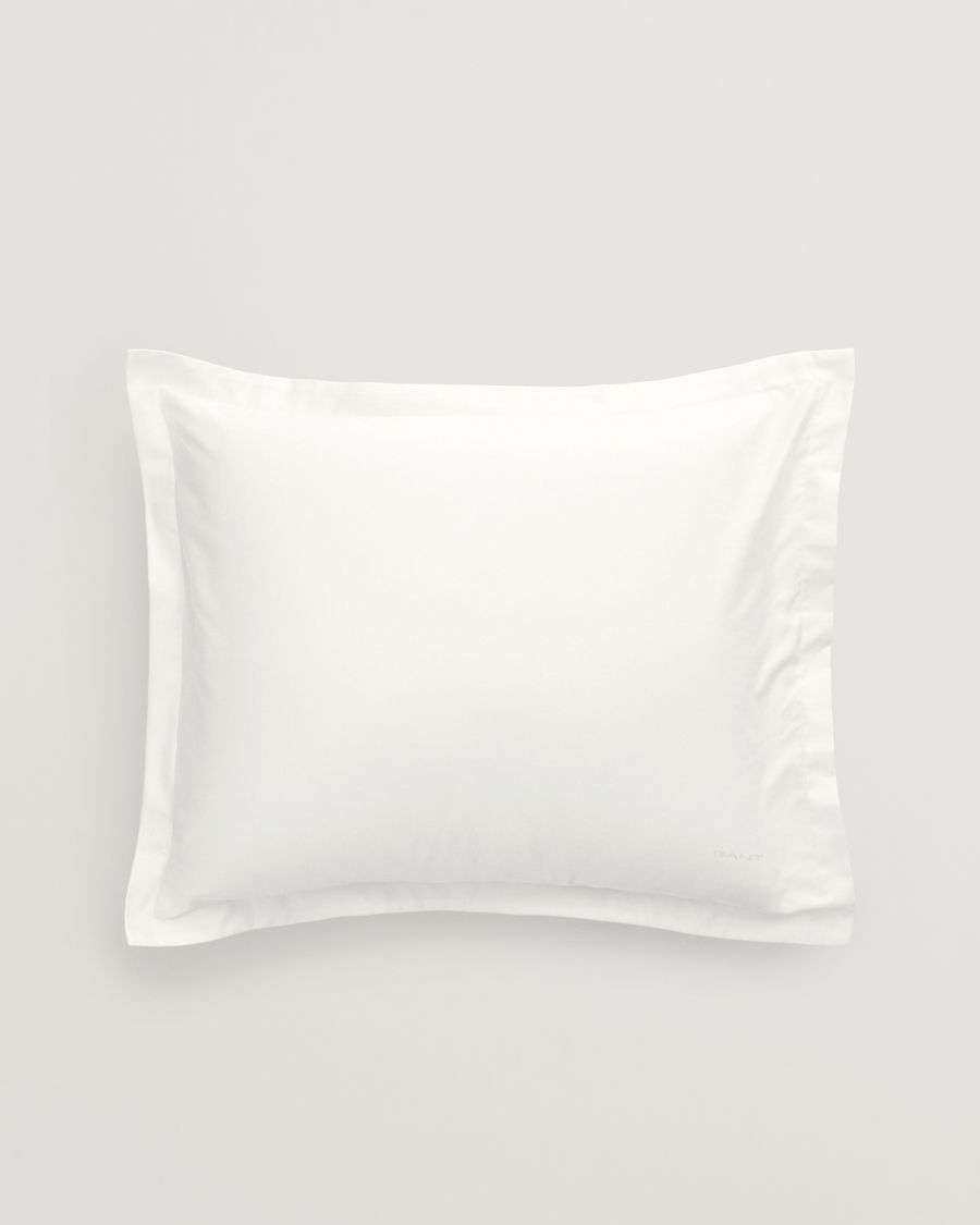 Hombres | Hogar | GANT | Sateen Pillowcase White