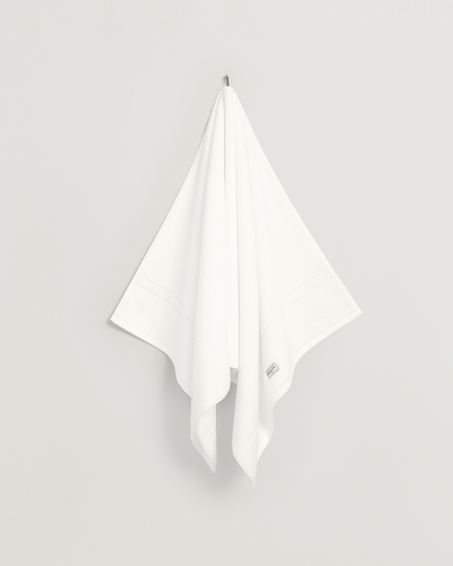 Hombres | GANT 4-Pack Premium Towel White | GANT | 4-Pack Premium Towel White