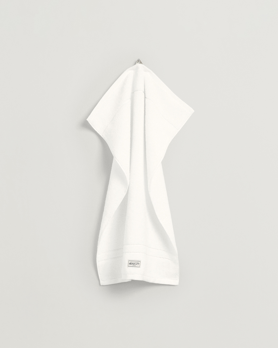Hombres | GANT 4-Pack Premium Towel White | GANT | 4-Pack Premium Towel White
