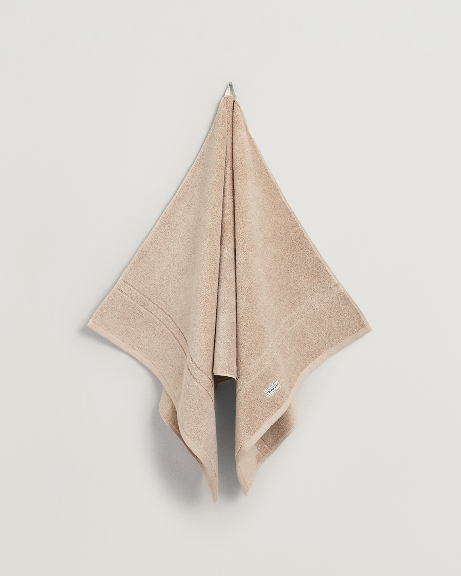 Hombres | GANT 4-Pack Premium Towel Silver Sand | GANT | 4-Pack Premium Towel Silver Sand