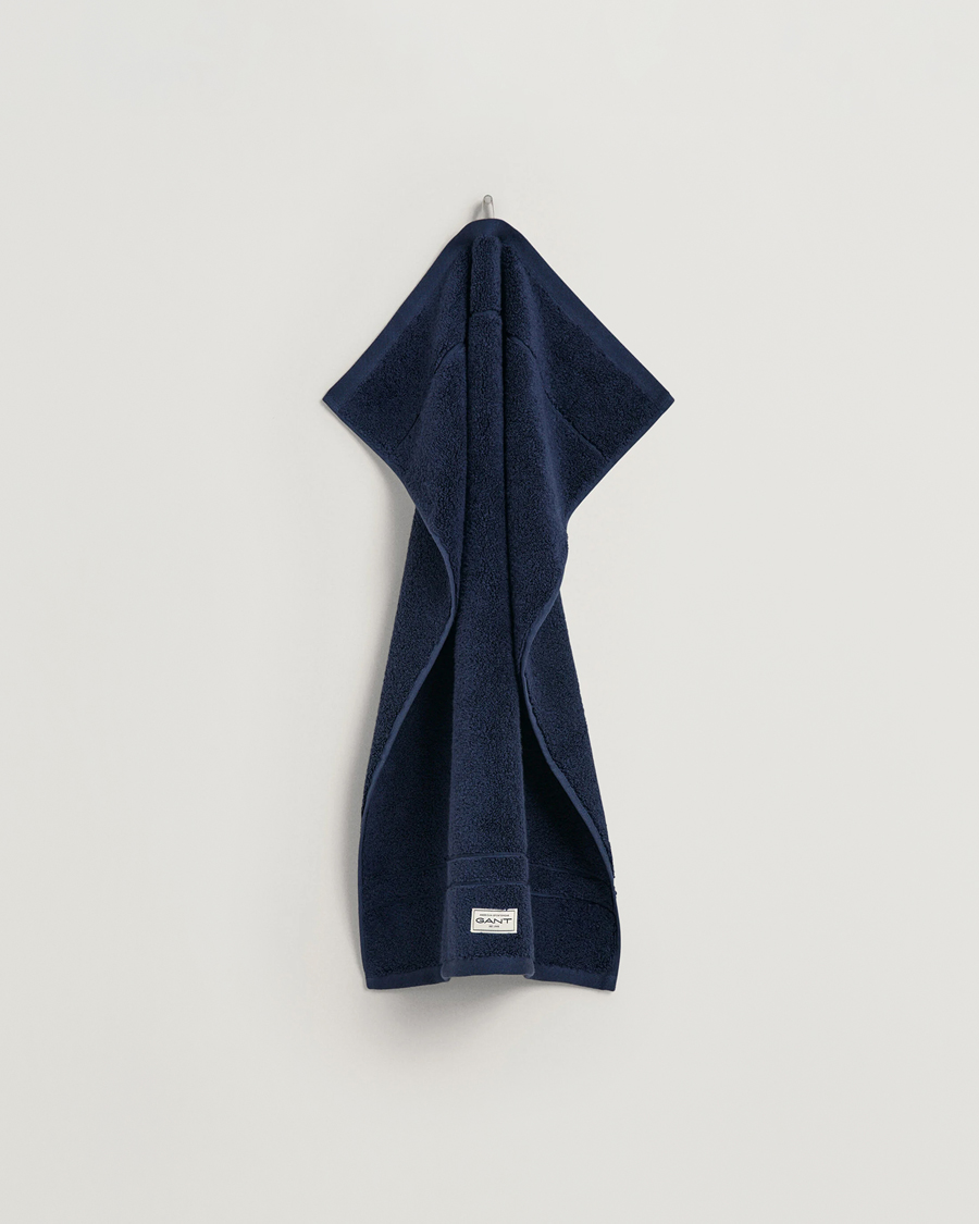 Hombres | GANT 4-Pack Premium Towel Marine | GANT | 4-Pack Premium Towel Marine