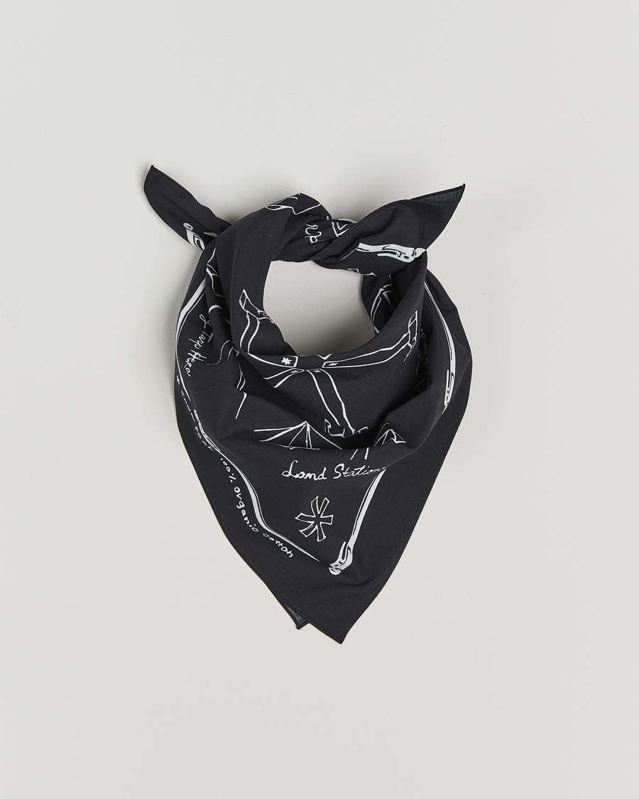 Hombres | Snow Peak OG Cotton Noaspbi Bandana Black | Snow Peak | OG Cotton Noaspbi Bandana Black