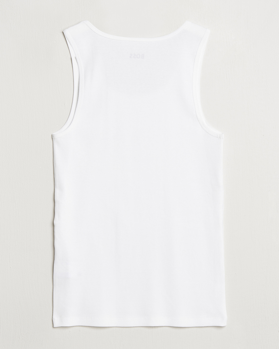 Hombres | Camisetas | BOSS BLACK | 3-Pack Ribbed Tank Top White