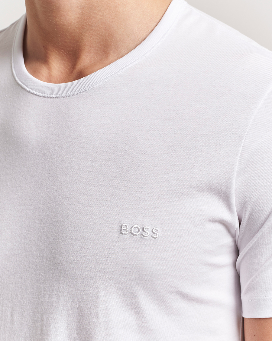 Hombres | Camisetas | BOSS BLACK | 3-Pack Crew Neck T-Shirt White