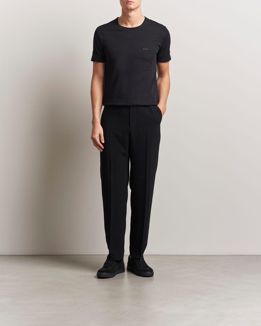 Hombres | Camisetas | BOSS BLACK | 3-Pack Crew Neck T-Shirt Black/Blue/Grey