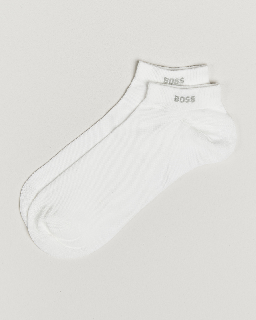 Hombres | Ropa interior y calcetines | BOSS BLACK | 2-Pack Sneaker Socks White
