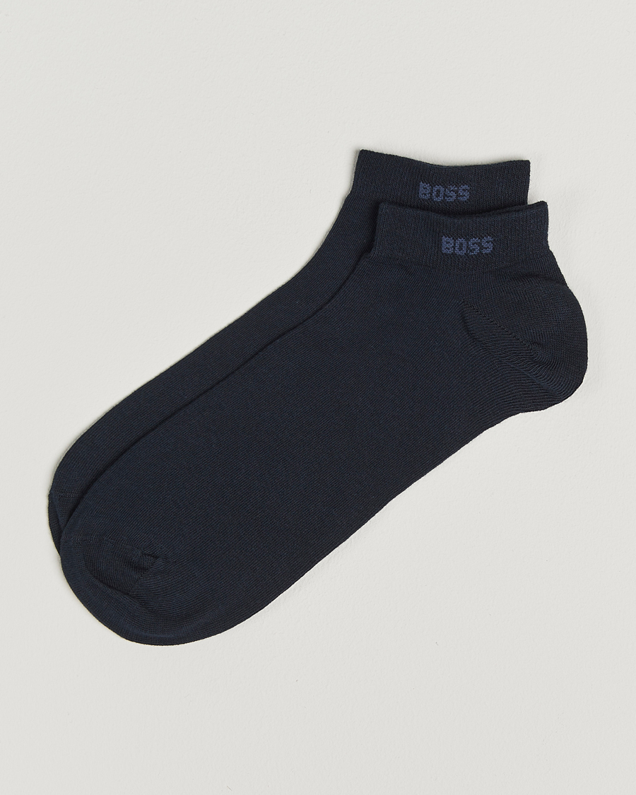 Hombres | Ropa interior y calcetines | BOSS BLACK | 2-Pack Sneaker Socks Dark Blue