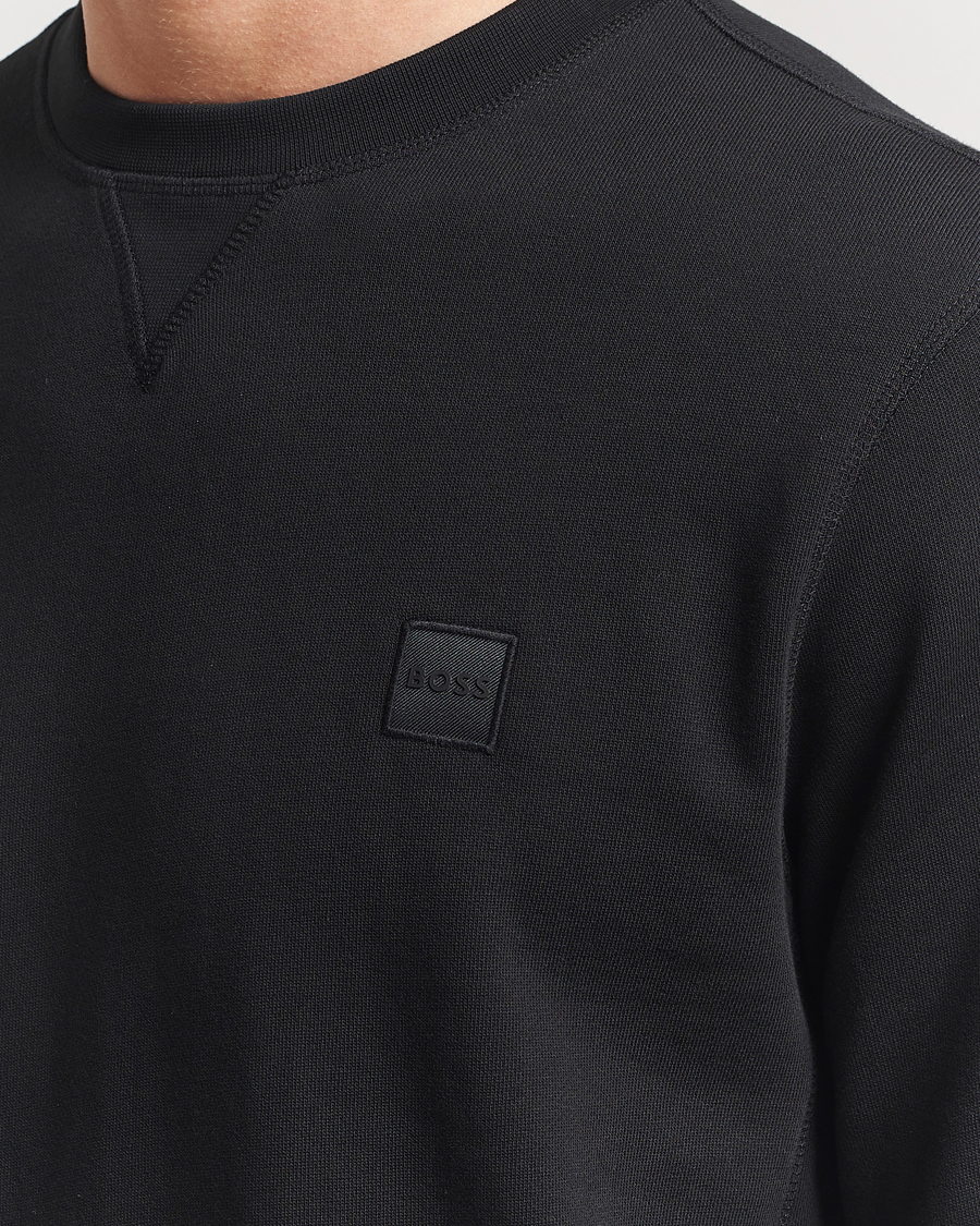 Hombres | Jerséis y prendas de punto | BOSS ORANGE | Westart Logo Sweatshirt Black