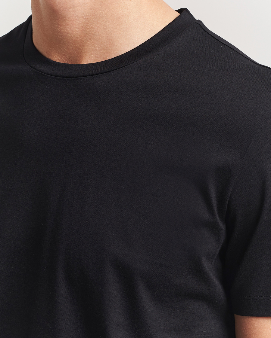 Hombres | Camisetas | BOSS BLACK | Tessler Mercerized Crew Neck T-Shirt Black