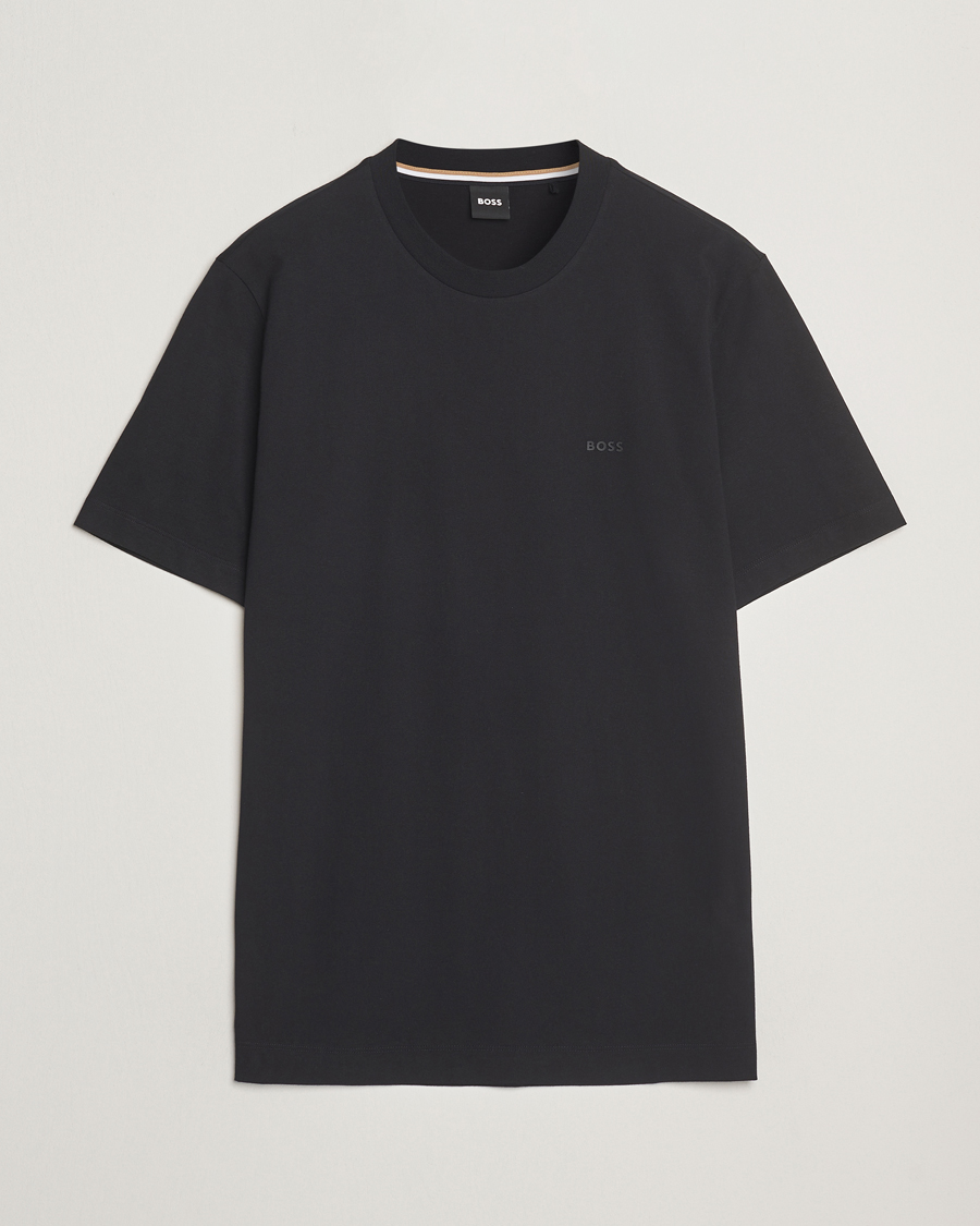 Hombres | Camisetas | BOSS BLACK | Thompson Crew Neck T-Shirt Black