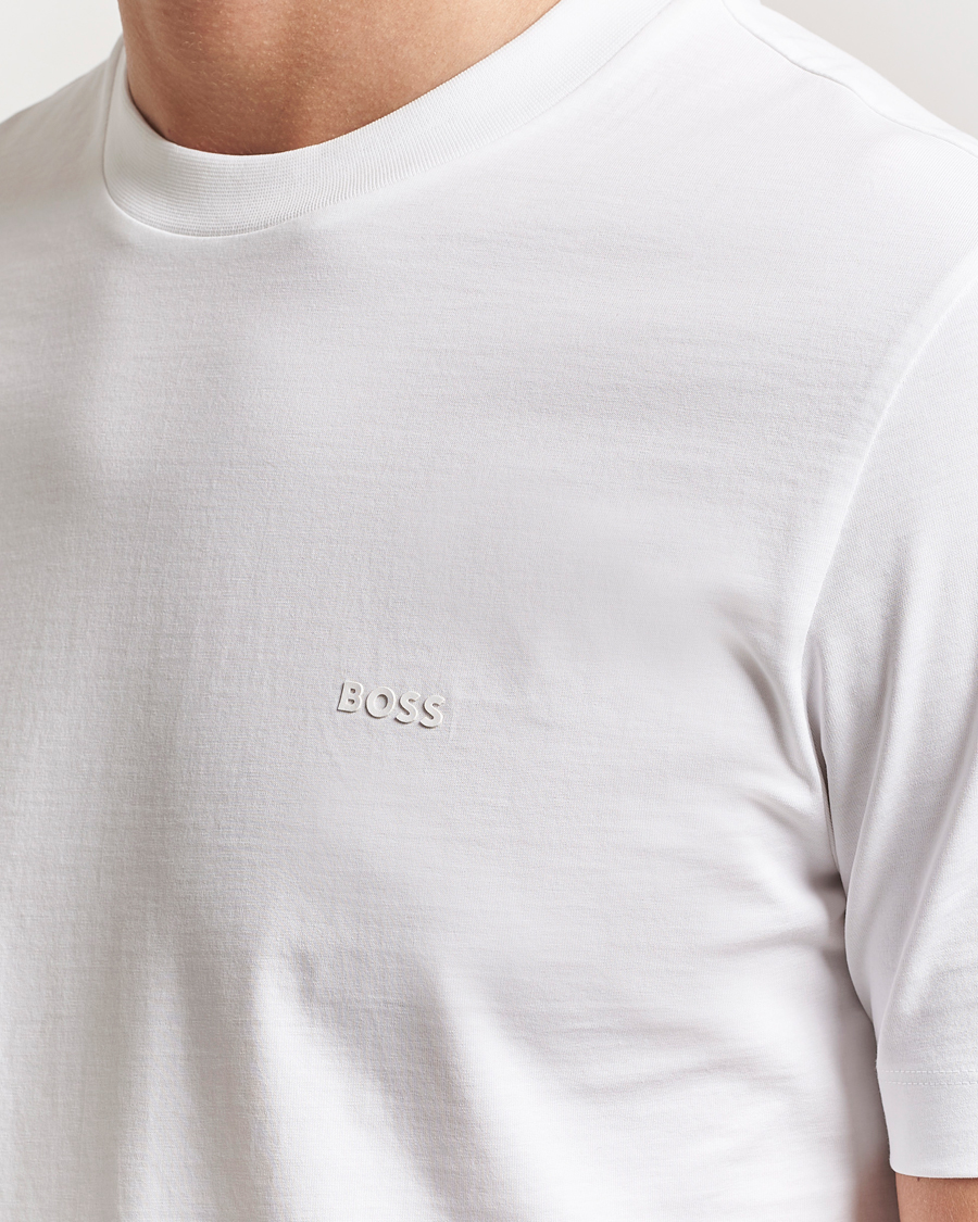Hombres | Camisetas | BOSS BLACK | Thompson Crew Neck T-Shirt White