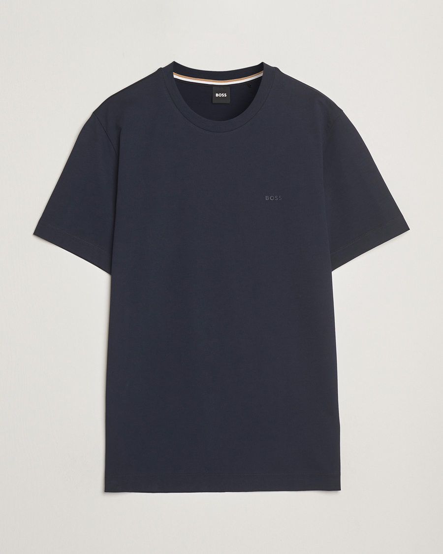 Hombres | Camisetas | BOSS BLACK | Thompson Crew Neck T-Shirt Dark Blue