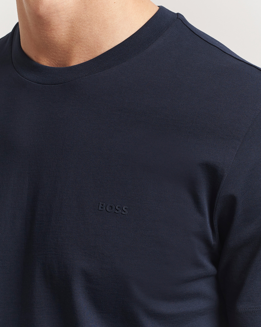 Hombres | Camisetas | BOSS BLACK | Thompson Crew Neck T-Shirt Dark Blue