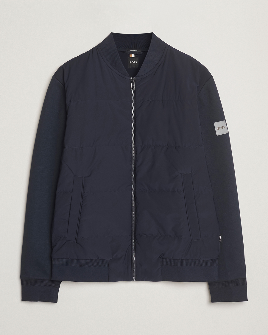 Hombres | Abrigos y chaquetas | BOSS BLACK | Skiles Hybrid Jacket Dark Blue