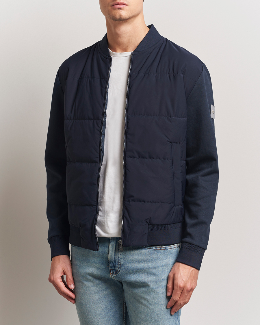 Hombres | Abrigos y chaquetas | BOSS BLACK | Skiles Hybrid Jacket Dark Blue