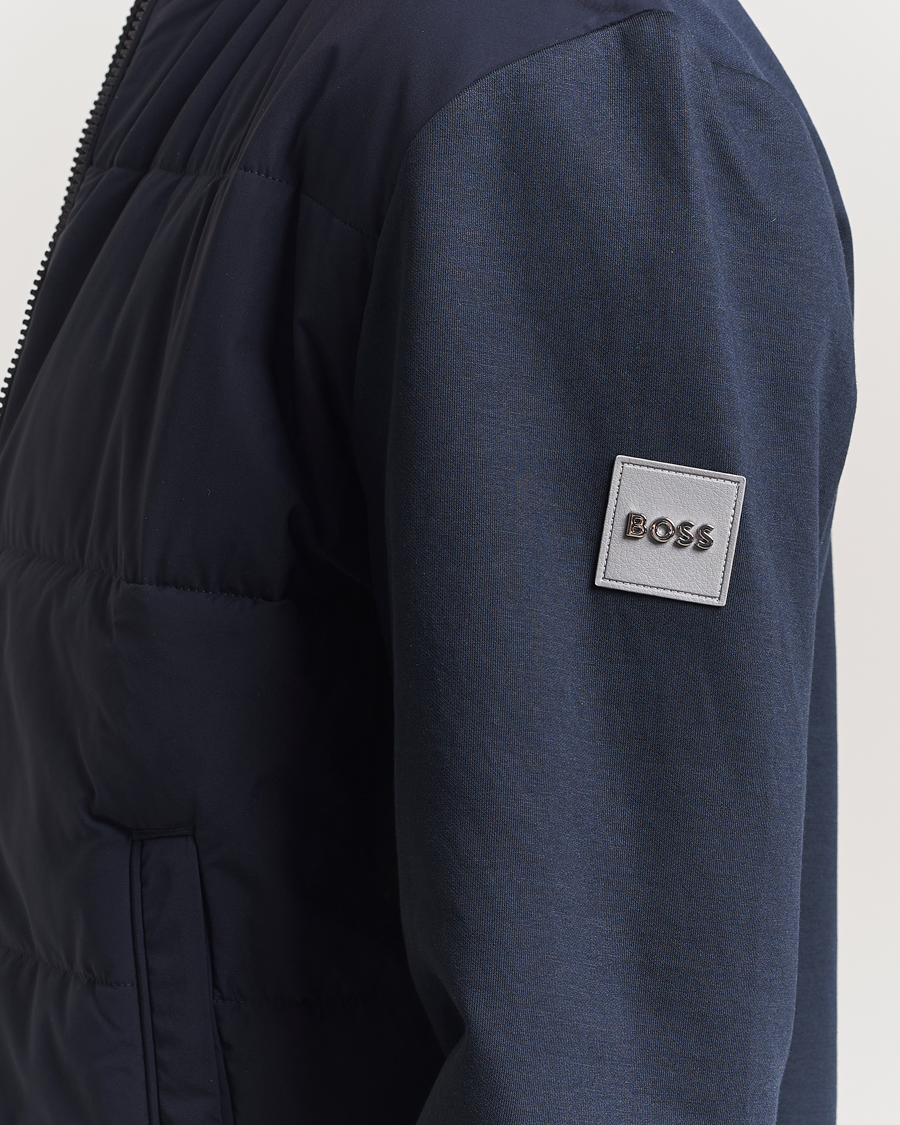 Hombres | Abrigos y chaquetas | BOSS BLACK | Skiles Hybrid Jacket Dark Blue