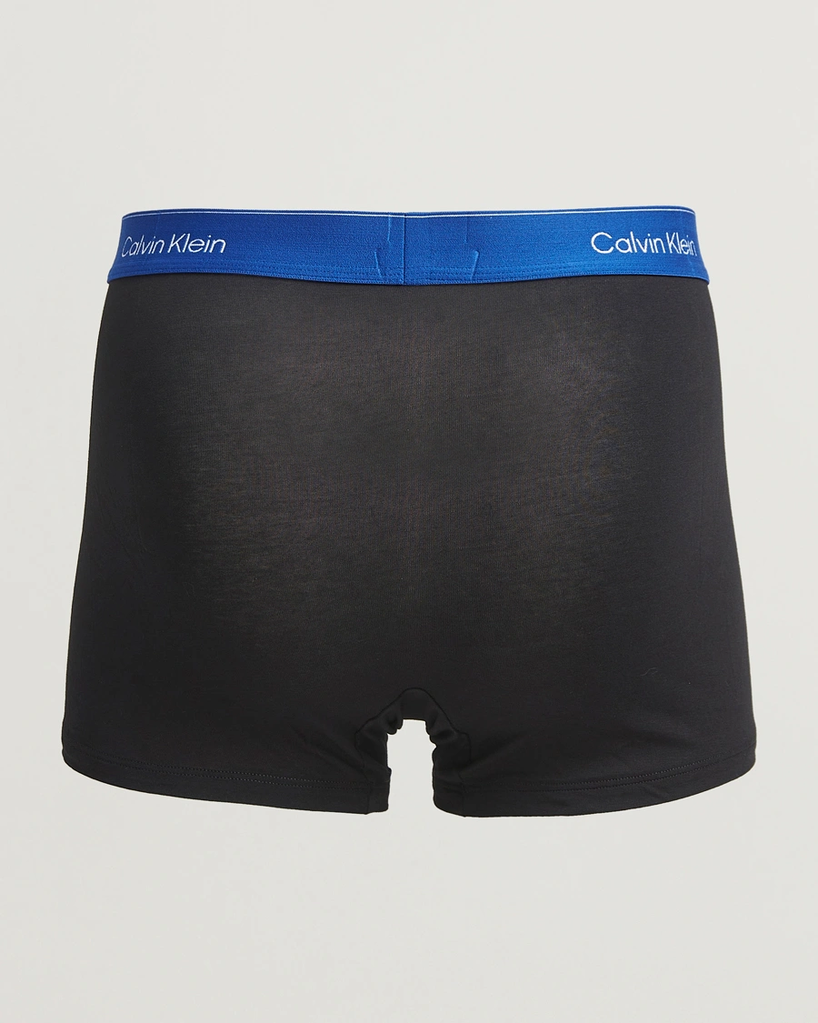 Hombres | Ropa interior y calcetines | Calvin Klein | 3-Pack Icon Cotton Stretch Relaxed Trunk Black