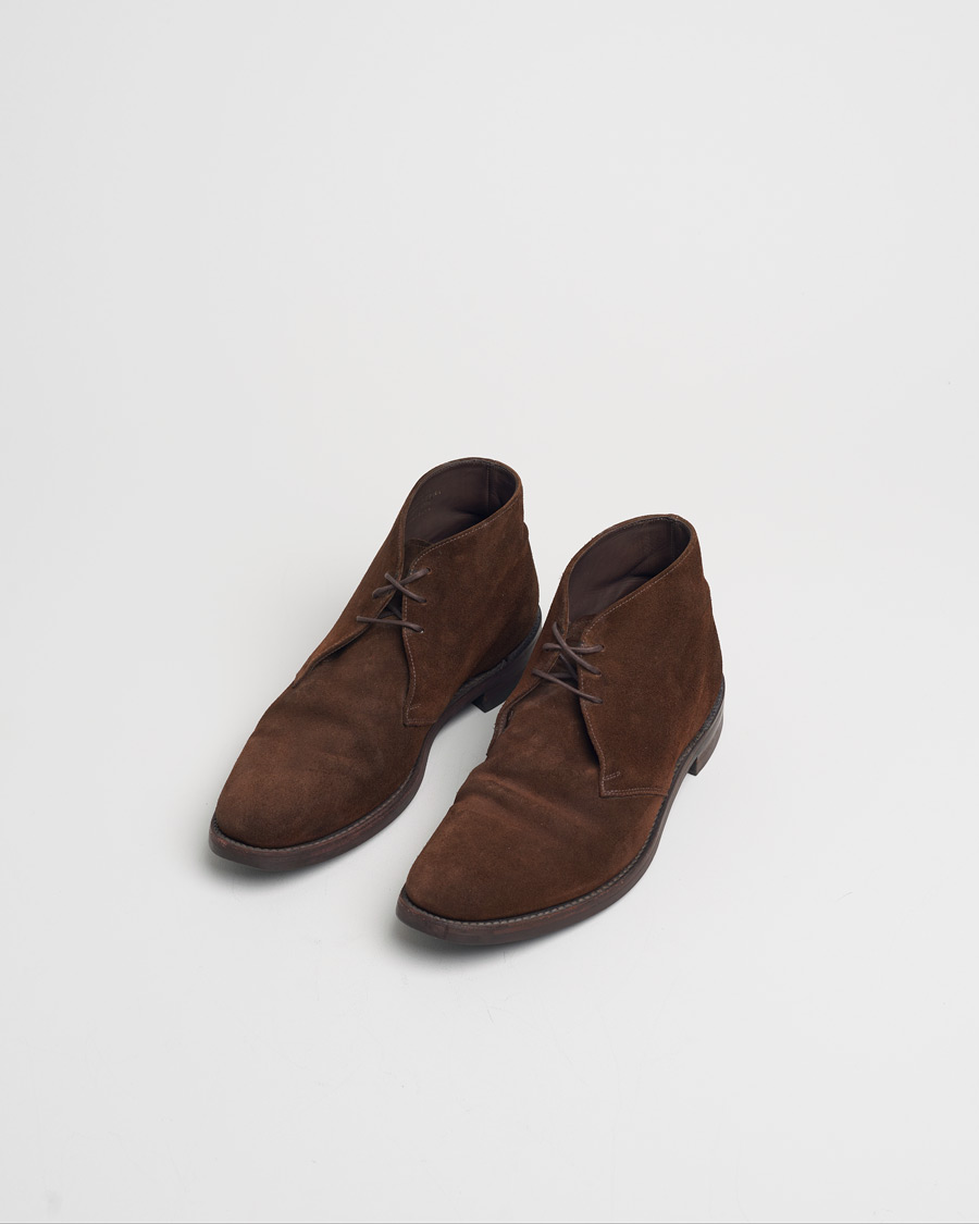 Hombres | Botas | Pre-owned | Loake 1880 Pimlico Chukka Boot Brown Suede