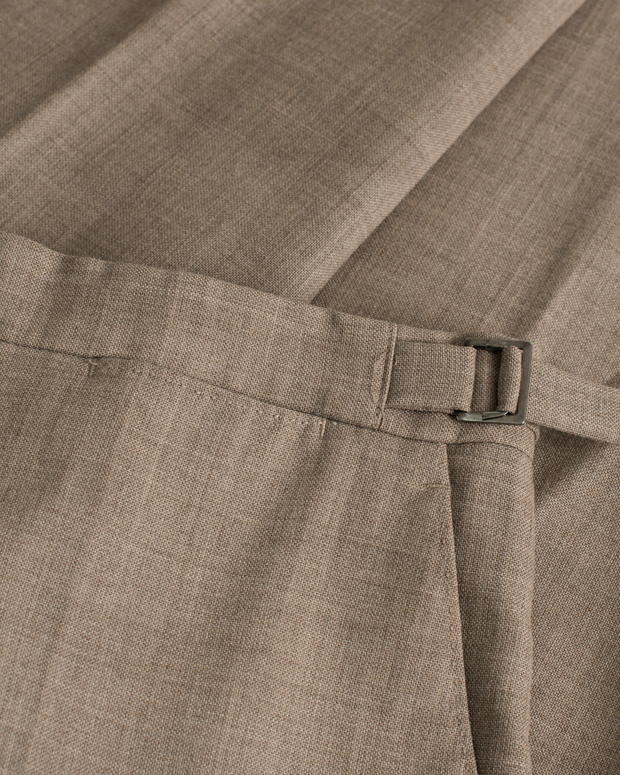 Hombres | Berg&Berg Dan Wool Suit Taupe Melange 50 | Pre-owned | Berg&Berg Dan Wool Suit Taupe Melange 50