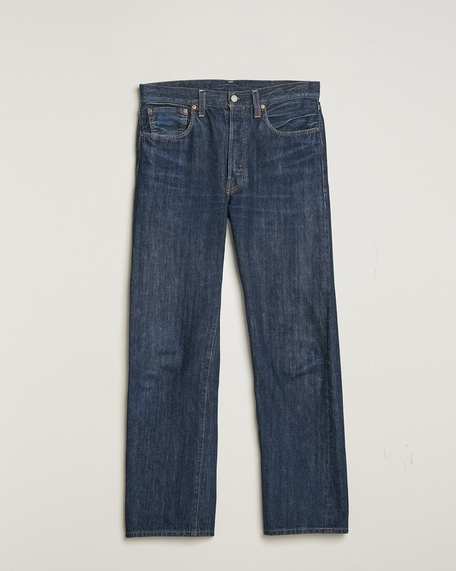 Hombres | Vaqueros | Pre-owned | Levi's Vintage Clothing 1947 Straight Slim Fit 501 Selvedge Jeans New Rinse