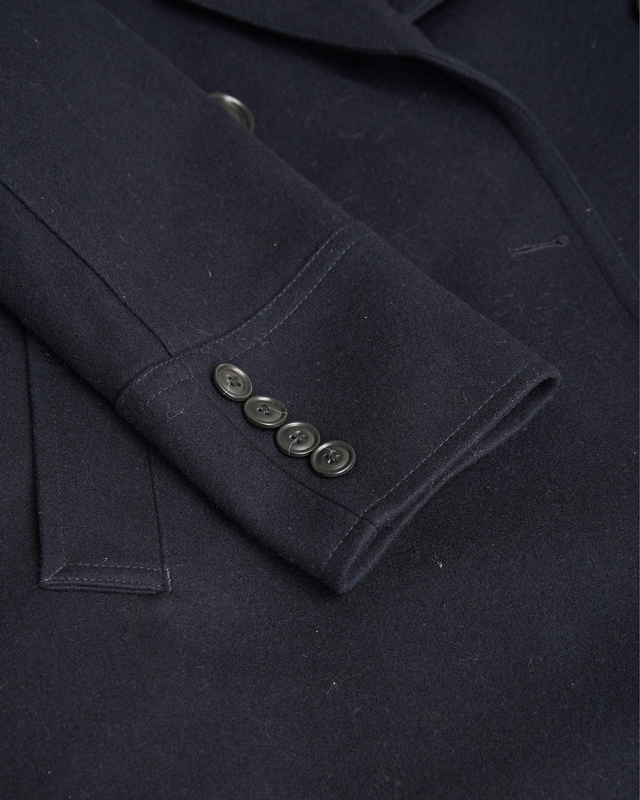 Hombres | Abrigos y chaquetas | Pre-owned | Tiger of Sweden Peacoat Wool Navy 48