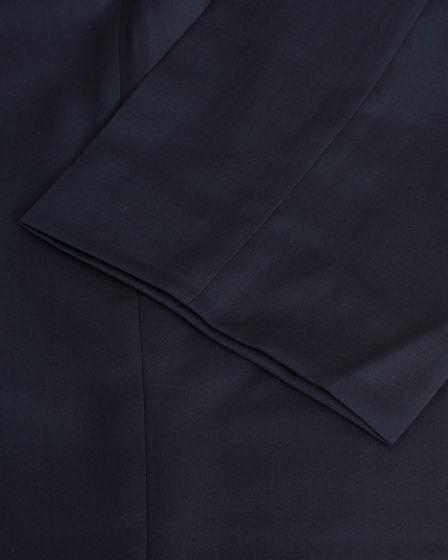 Hombres | Pantalones | Pre-owned | Boglioli Wool Trousers Navy 46