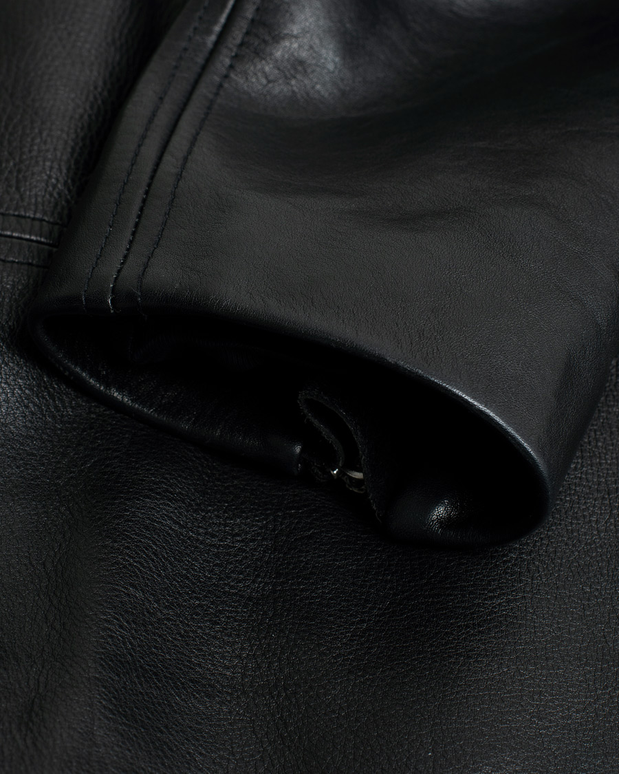 Hombres | Abrigos y chaquetas | Pre-owned | Acne Studios Biker Leather Jacket Black 46