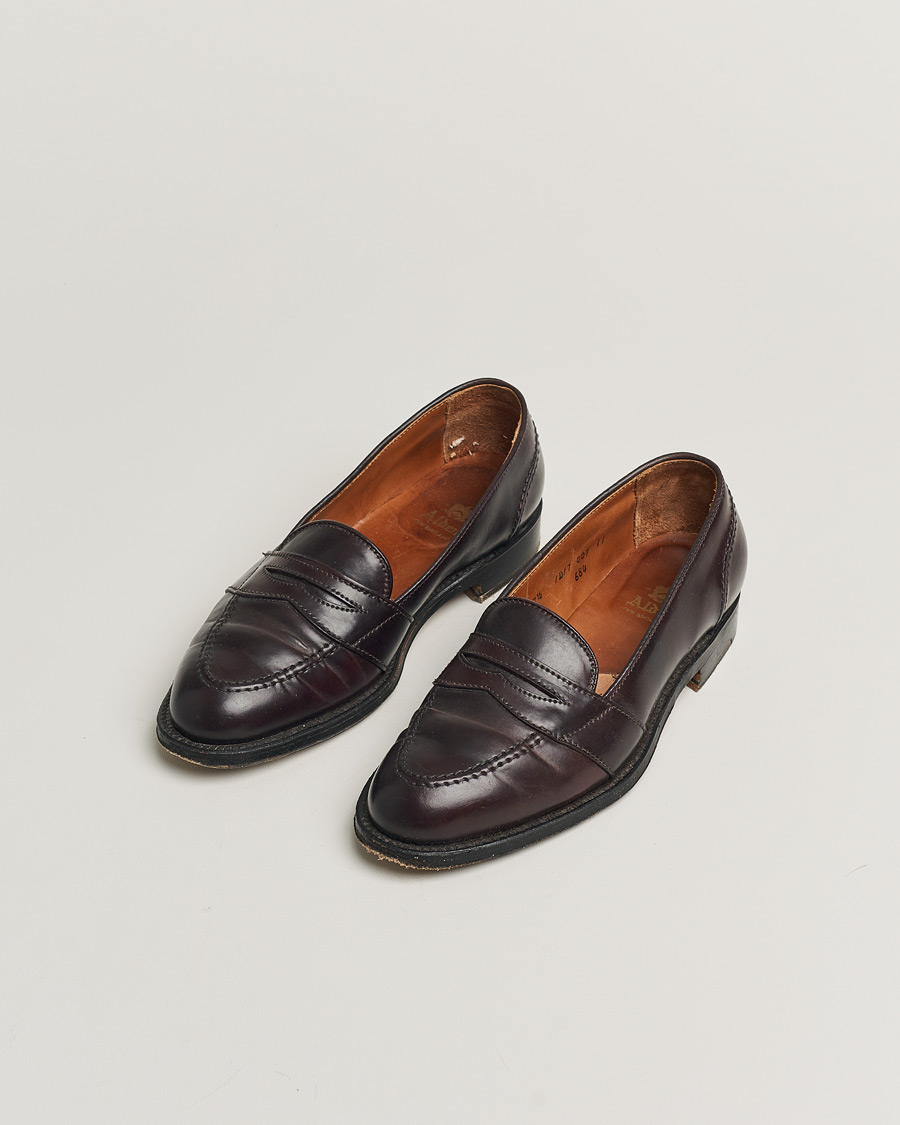 Hombres | Alden 684 Full Strap Slip-On Penny Loafer UK7,5 - EU41 | Pre-owned | Alden 684 Full Strap Slip-On Penny Loafer UK7,5 - EU41