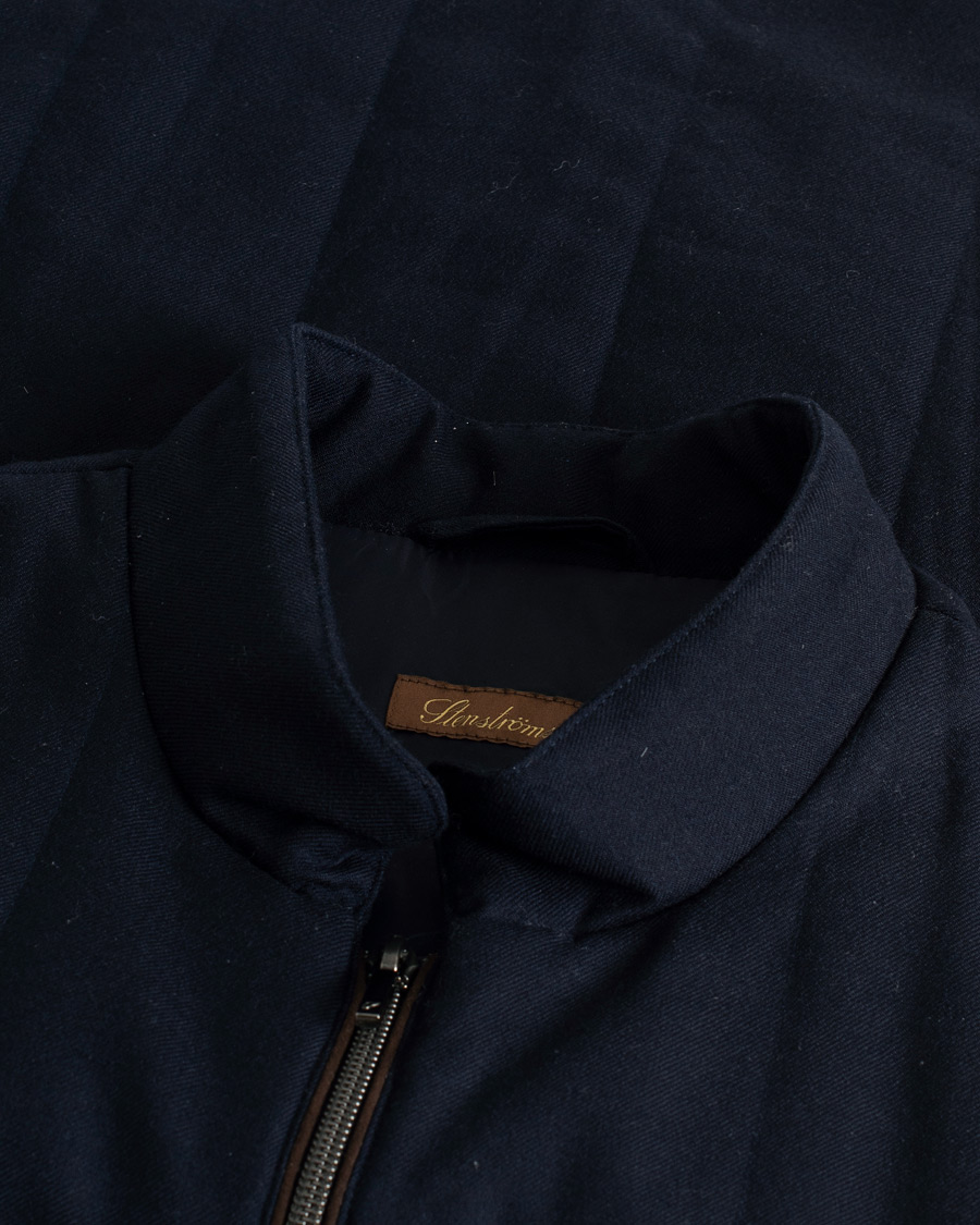 Hombres | Abrigos y chaquetas | Pre-owned | Stenströms Wool Vest Navy XL