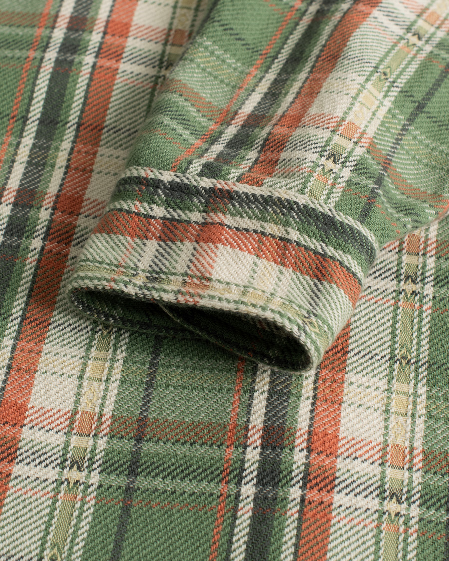 Hombres | Camisas | Pre-owned | Big Yank 1942 Flannel Shirt Green Check S