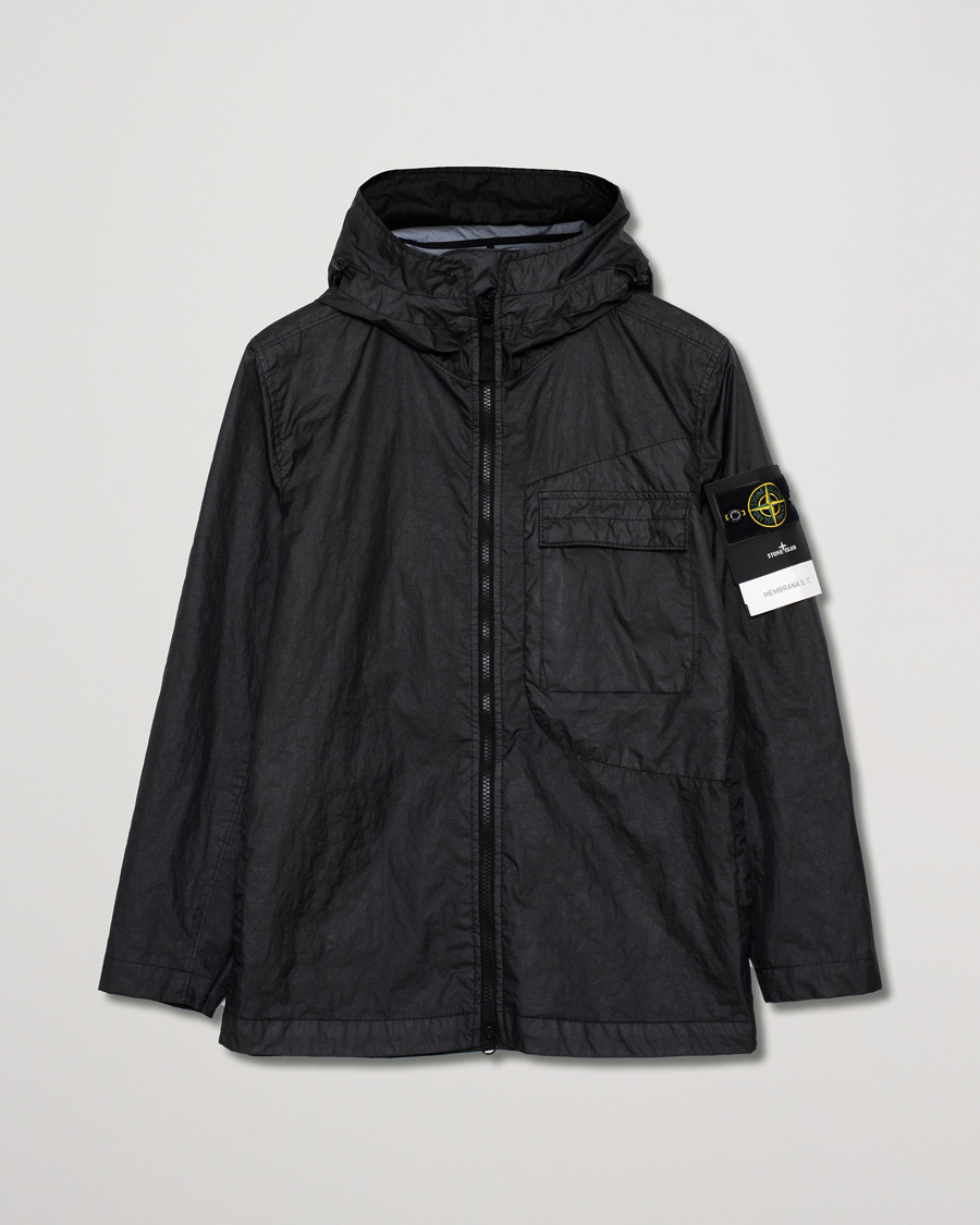 Hombres | Stone Island Membrana 3L TC Jacket Black S | Pre-owned | Stone Island Membrana 3L TC Jacket Black S